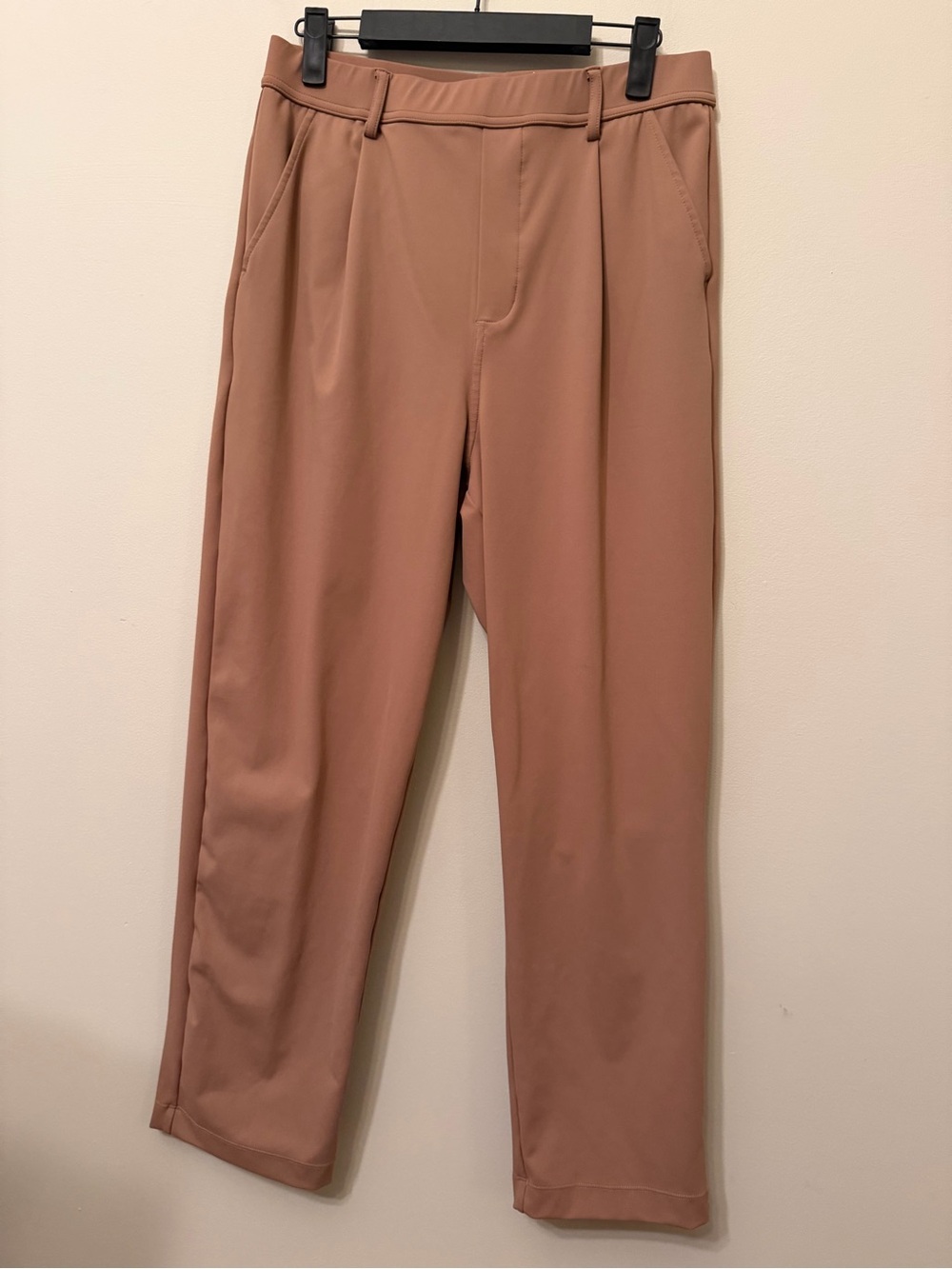 Halara Flex™ High Waisted Tapered Pants Tan/Brown Women’s Size Medium 25” inseam